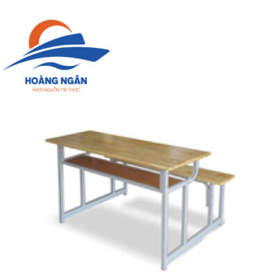 Bàn ghế học sinh gỗ cao su tự nhiên