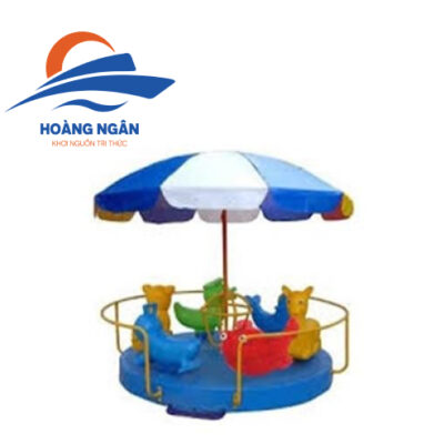 Mâm quay 6 con giống có mái che