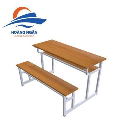 B&agrave;n học sinh 2 chỗ ngồi kh&ocirc;ng tựa